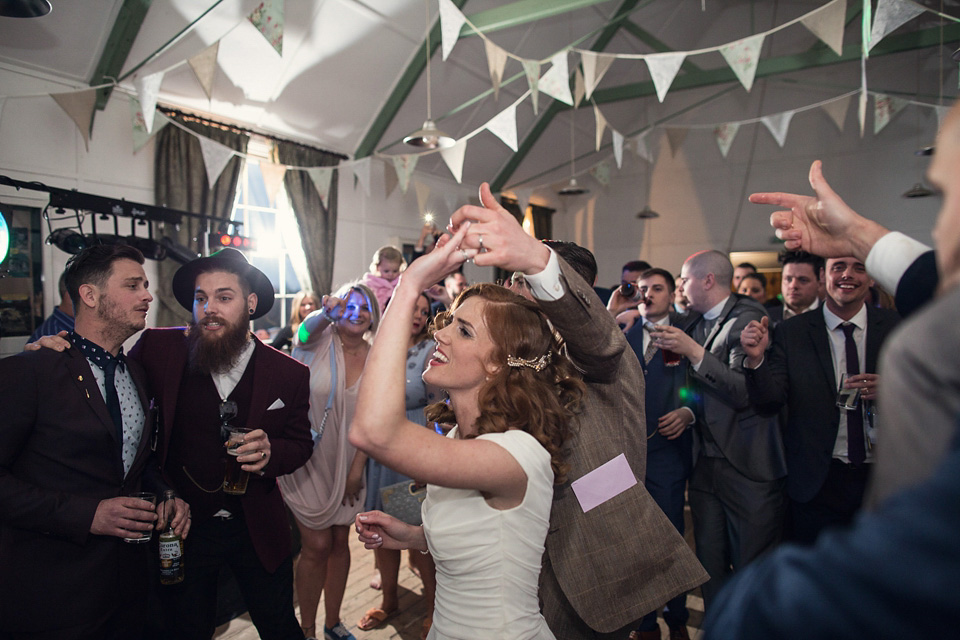 Ange and Ben's wedding was inspired by the 1940s and took place just two weeks after Ange lost her father. A beautiful celebration of love, life and family. Photography by Assassynation.