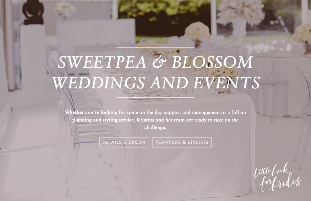 sweetpea blossom events