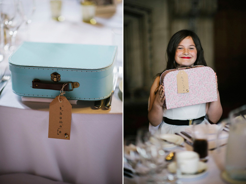 The bride wears a 1950's inspired polka dot dress by Mooshki Bride.  Photography by Kerry Woods.