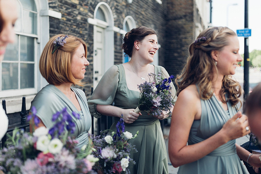 A summer bandstand wedding in London. Photography by Miss Gen.