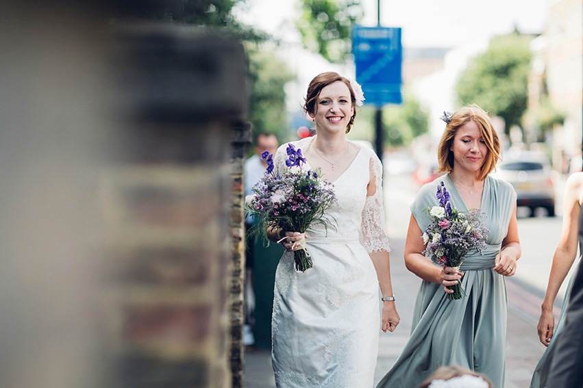 A summer bandstand wedding in London. Photography by Miss Gen.