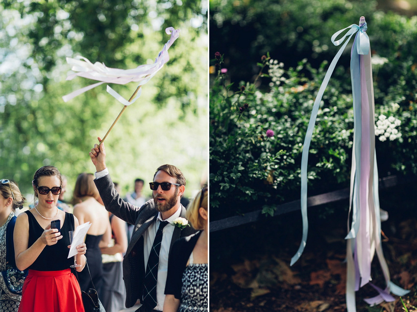 A summer bandstand wedding in London. Photography by Miss Gen.