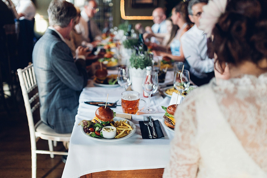 A summer bandstand wedding in London. Photography by Miss Gen.