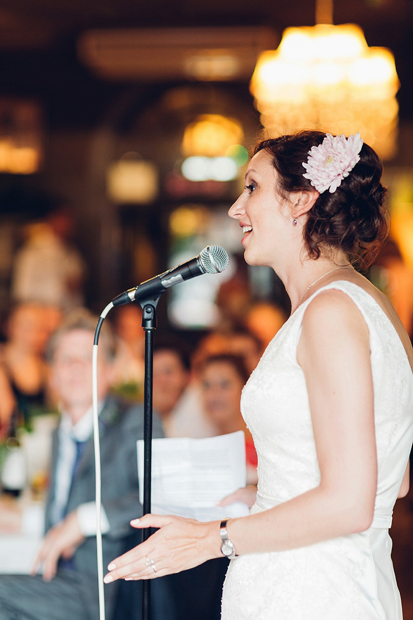 A summer bandstand wedding in London. Photography by Miss Gen.