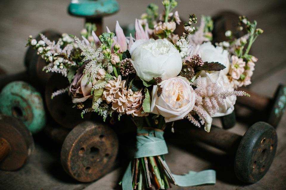 Geometric, gold and glamorous - a gritty industrial bridal inspiration shoot featuring Rime Arodaky and Catherine Deane