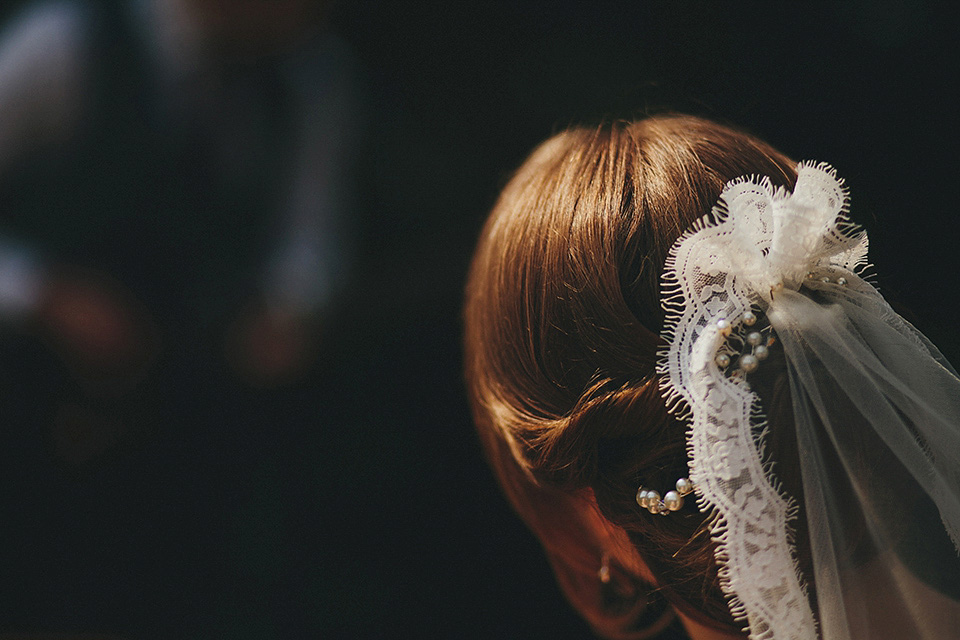 The bride wears Grace Loves Lace for her laid back, rustic, simple and elegant outdoor wedding in the Italian hillsides. Photography by Peter Jurica, film by Happy Wedding Films.