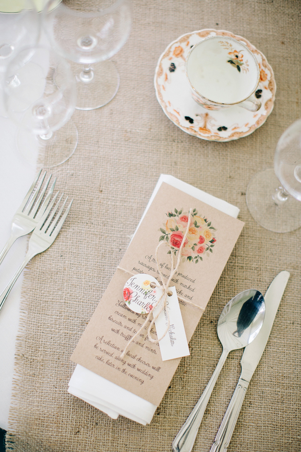 The bride wears Suzanne Neville for her Summer wedding at a vintage railway station. Images by M&J Photography.