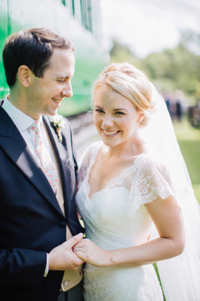 Suzanne Neville, Jazz and Lawn Games for an Elegant Victorian Train Station Wedding