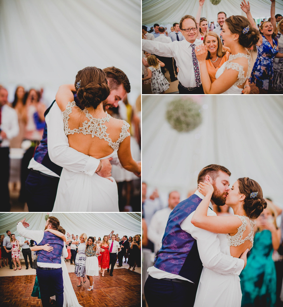 A Grecian style dress for a glamorous English country house wedding. Photography by Jonny MP.