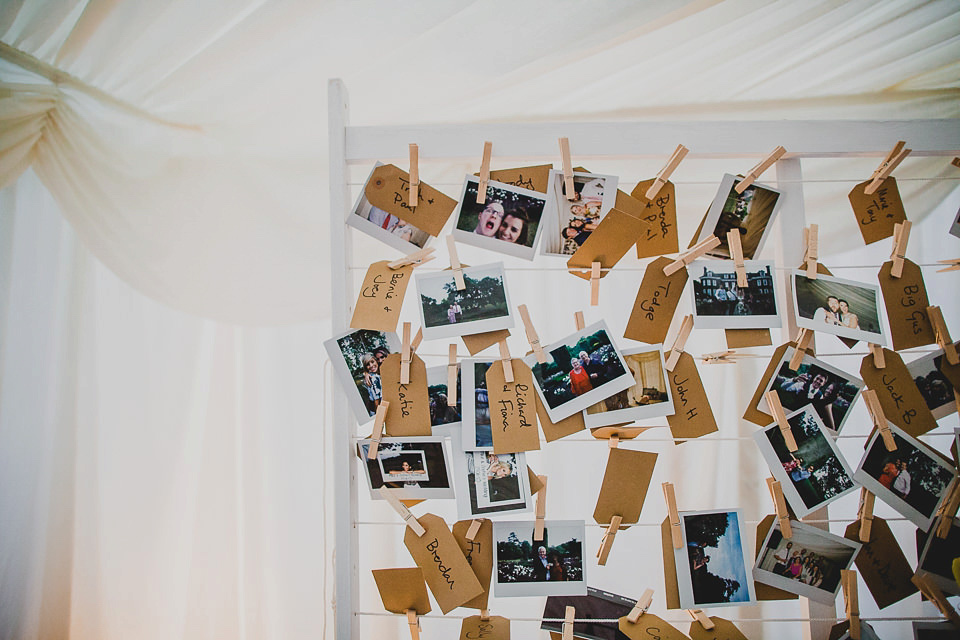 A Grecian style dress for a glamorous English country house wedding. Photography by Jonny MP.