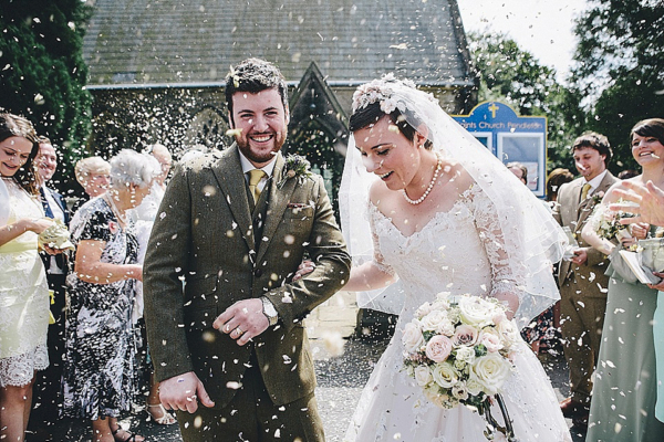 Sophia by Ian Stuart for a Charming and Vintage Inspired Local Village Wedding