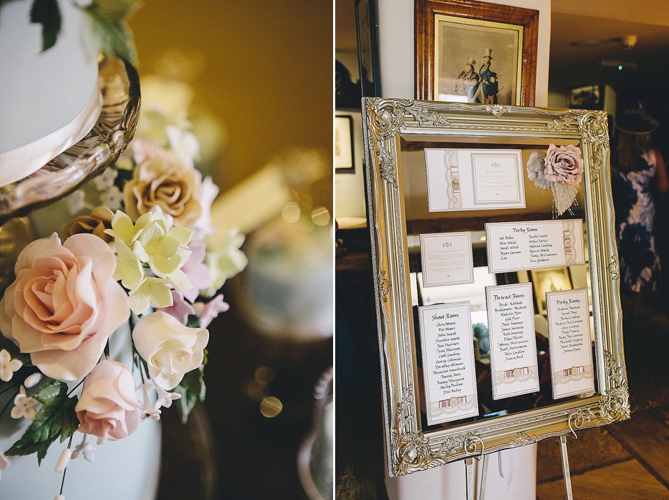 The bride wears 'Sophia' by Ian Stuart for her sweet, local, intimate and vintage inspired village wedding. Photography by The Twins.