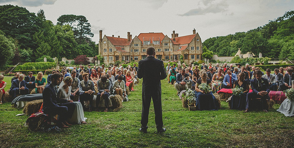 An International, Festival inspired, English Country House Wedding. Photography by Howell Jones.