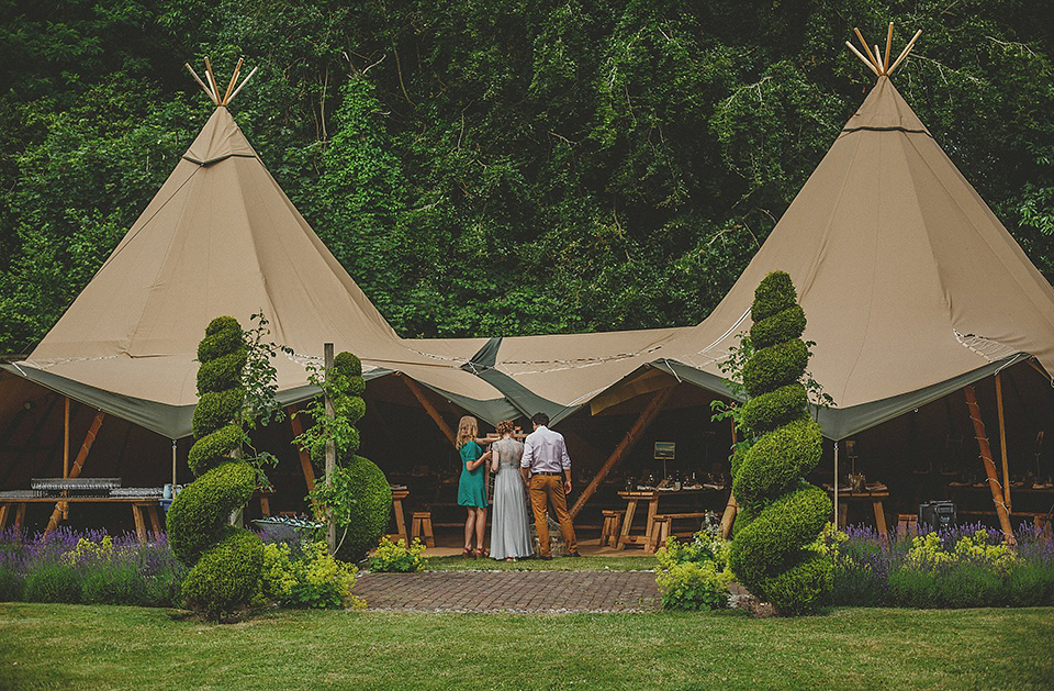 An International, Festival inspired, English Country House Wedding. Photography by Howell Jones.