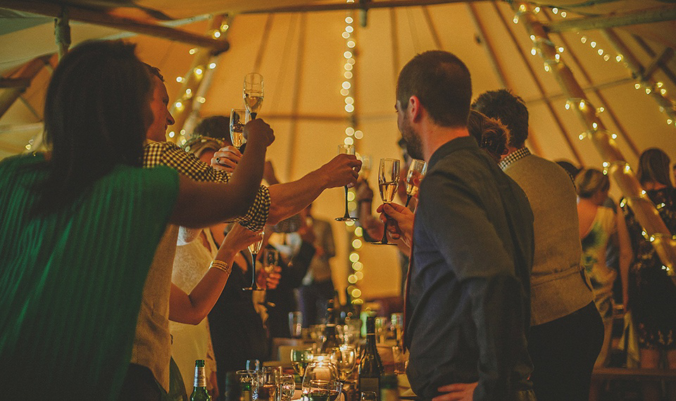 An International, Festival inspired, English Country House Wedding. Photography by Howell Jones.