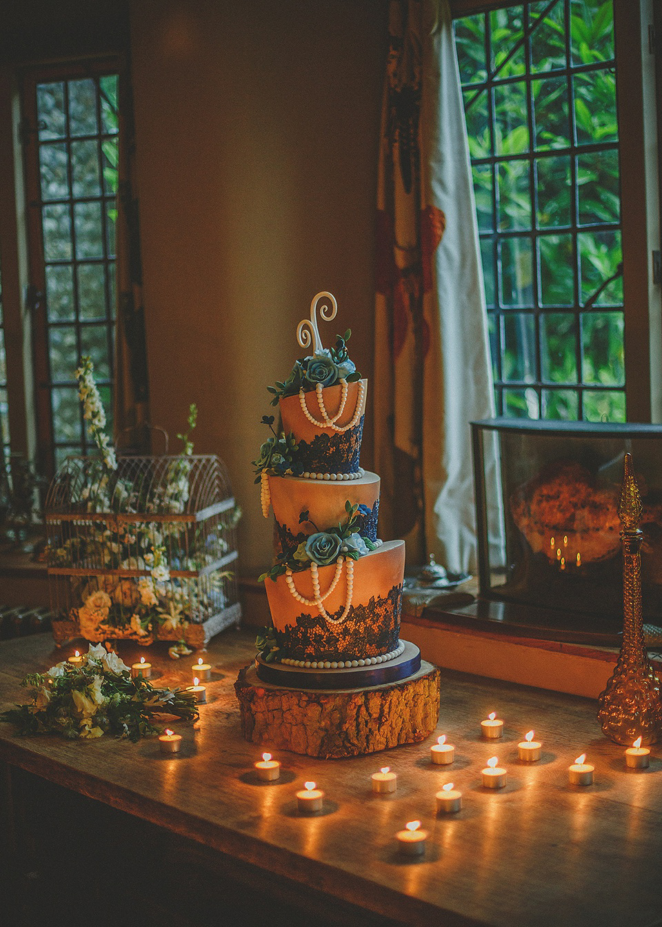 An International, Festival inspired, English Country House Wedding. Photography by Howell Jones.