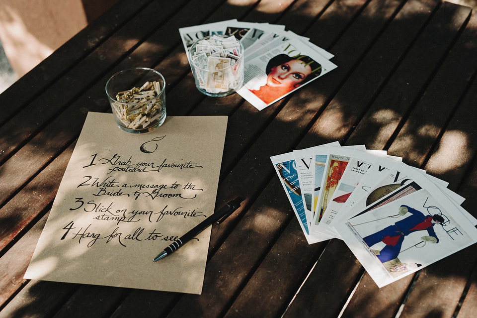 A sophisticated asymmetric dress and sweet first look for a colourful outdoor wedding in Spain. Photography by This Modern Love.