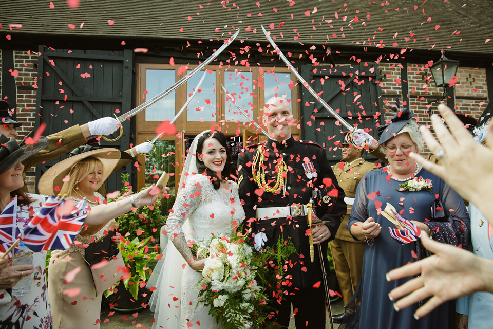 A 1940's and VE Day Celebration inspired wedding. Photography by Gemma Williams.