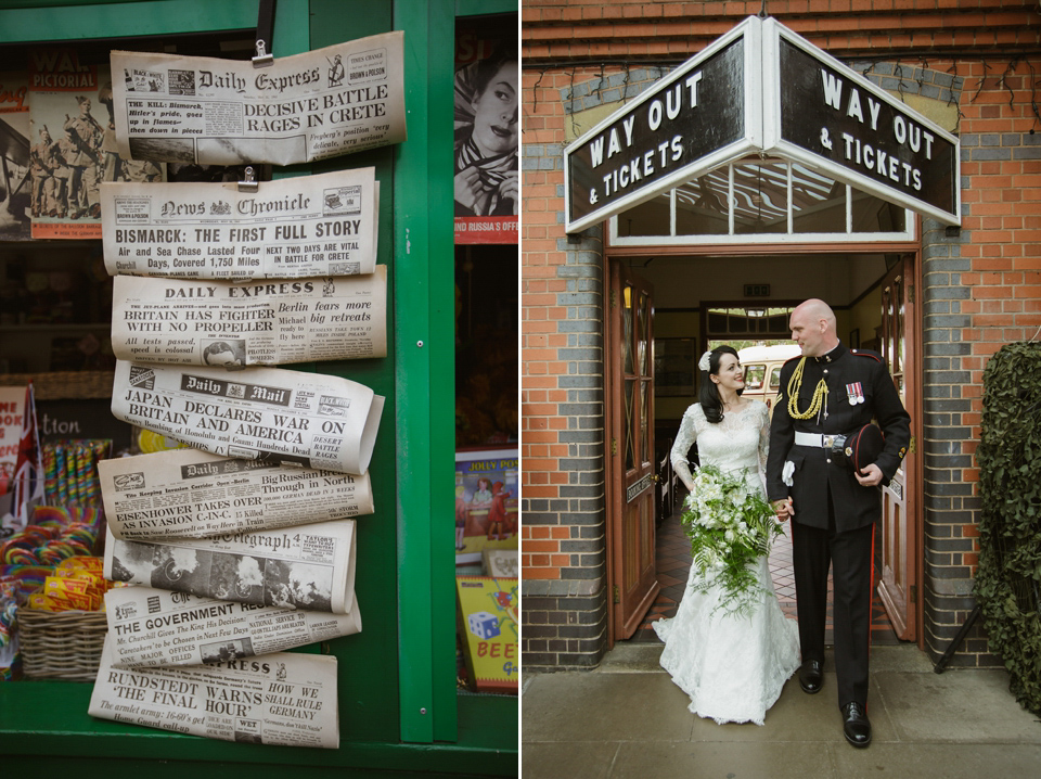 A 1940's and VE Day Celebration inspired wedding. Photography by Gemma Williams.