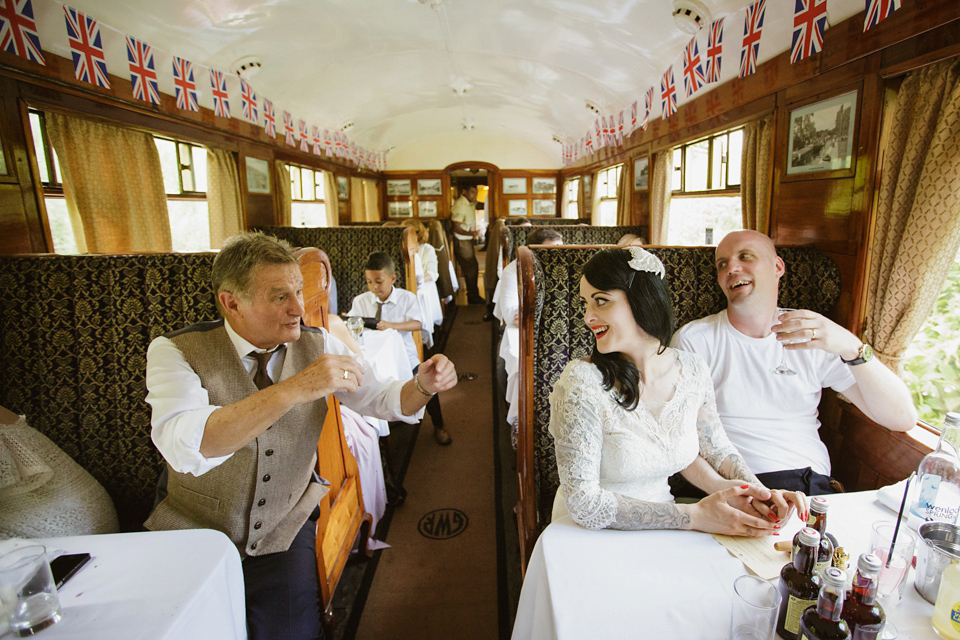 A 1940's and VE Day Celebration inspired wedding. Photography by Gemma Williams.