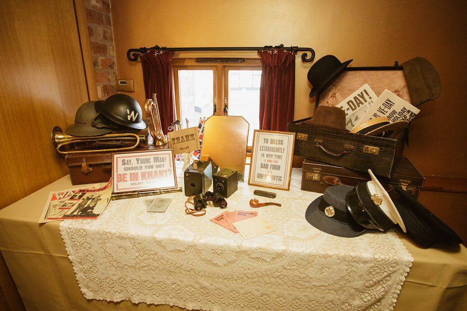 A 1940's and VE Day Celebration inspired wedding. Photography by Gemma Williams.