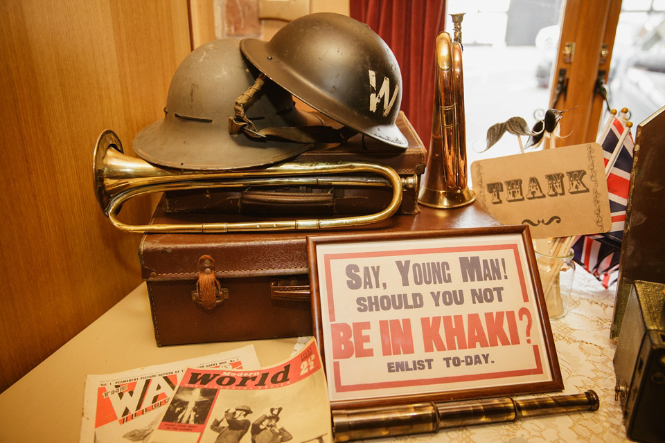 A 1940's and VE Day Celebration inspired wedding. Photography by Gemma Williams.