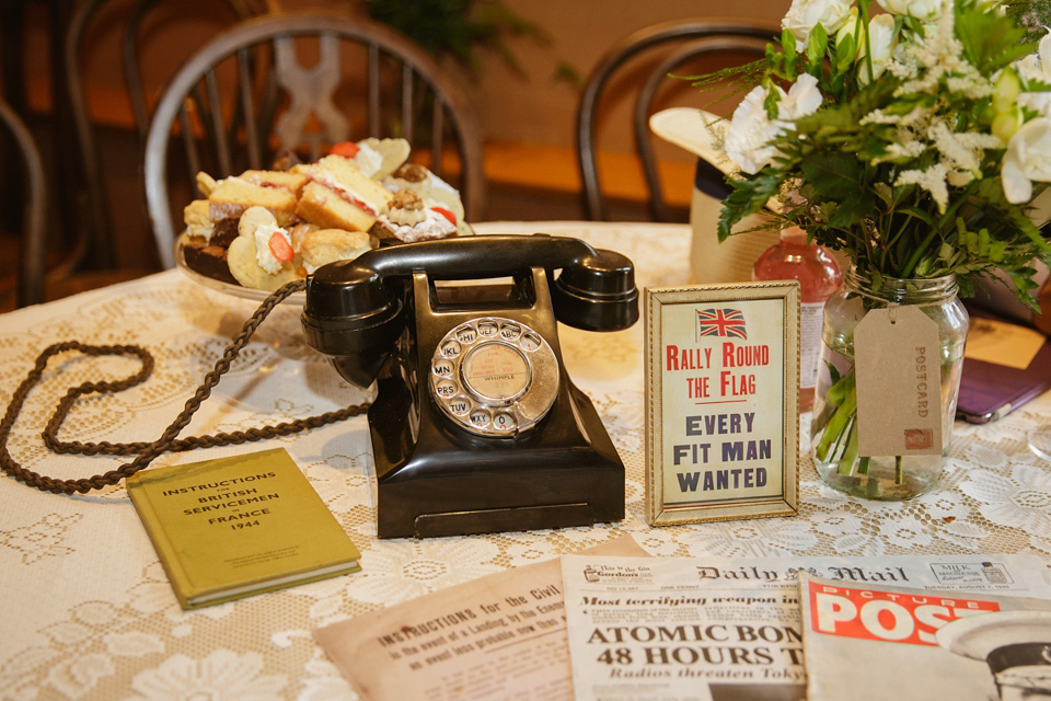 A 1940's and VE Day Celebration inspired wedding. Photography by Gemma Williams.