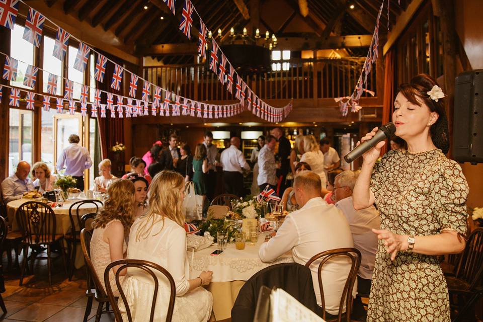A 1940's and VE Day Celebration inspired wedding. Photography by Gemma Williams.