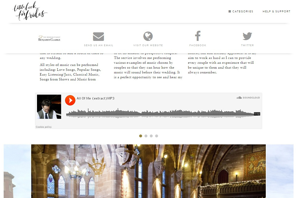 Little Book For Brides, our beautiful new supplier resource, is now live! Visit littlebookforbrides.com.