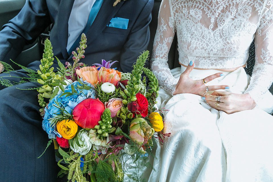 A Colourful and Cool East London and Frida Kahlo Inspired Wedding. Photography by Nick Tucker.