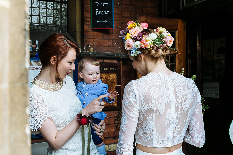 A Colourful and Cool East London and Frida Kahlo Inspired Wedding. Photography by Nick Tucker.