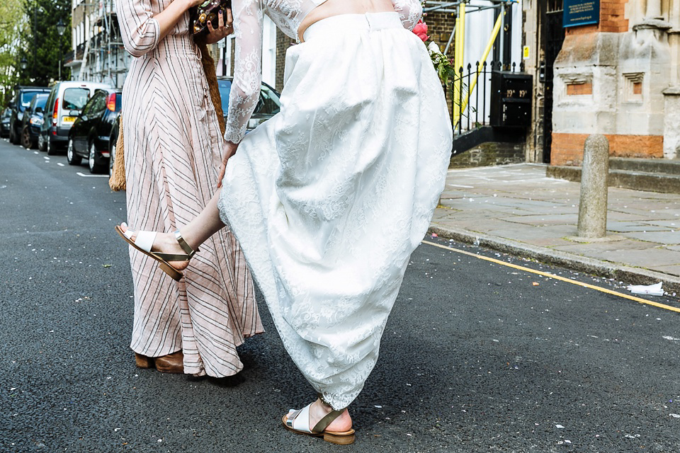 A Colourful and Cool East London and Frida Kahlo Inspired Wedding. Photography by Nick Tucker.