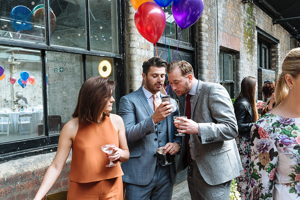 A Colourful and Cool East London and Frida Kahlo Inspired Wedding. Photography by Nick Tucker.