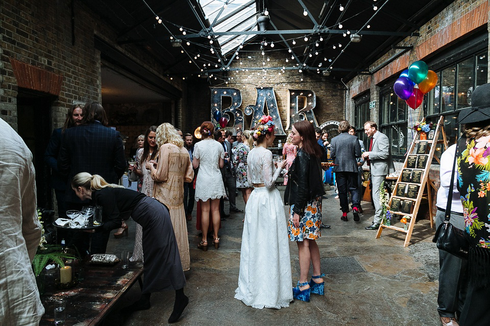 A Colourful and Cool East London and Frida Kahlo Inspired Wedding. Photography by Nick Tucker.