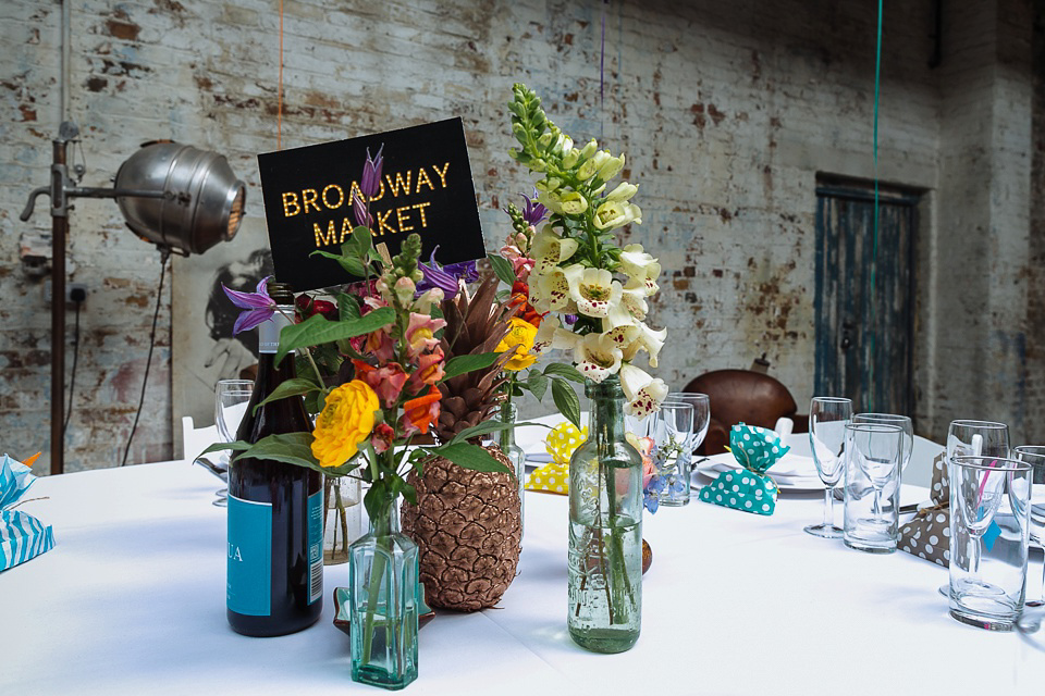 A Colourful and Cool East London and Frida Kahlo Inspired Wedding. Photography by Nick Tucker.