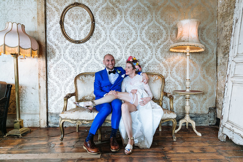 A Colourful and Cool East London and Frida Kahlo Inspired Wedding. Photography by Nick Tucker.