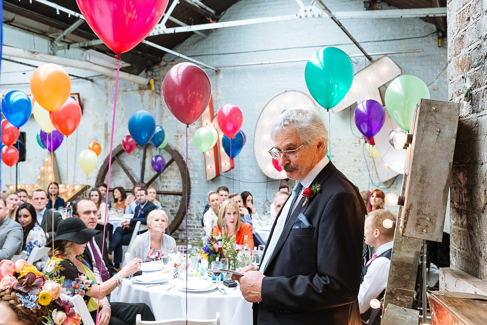 A Colourful and Cool East London and Frida Kahlo Inspired Wedding. Photography by Nick Tucker.