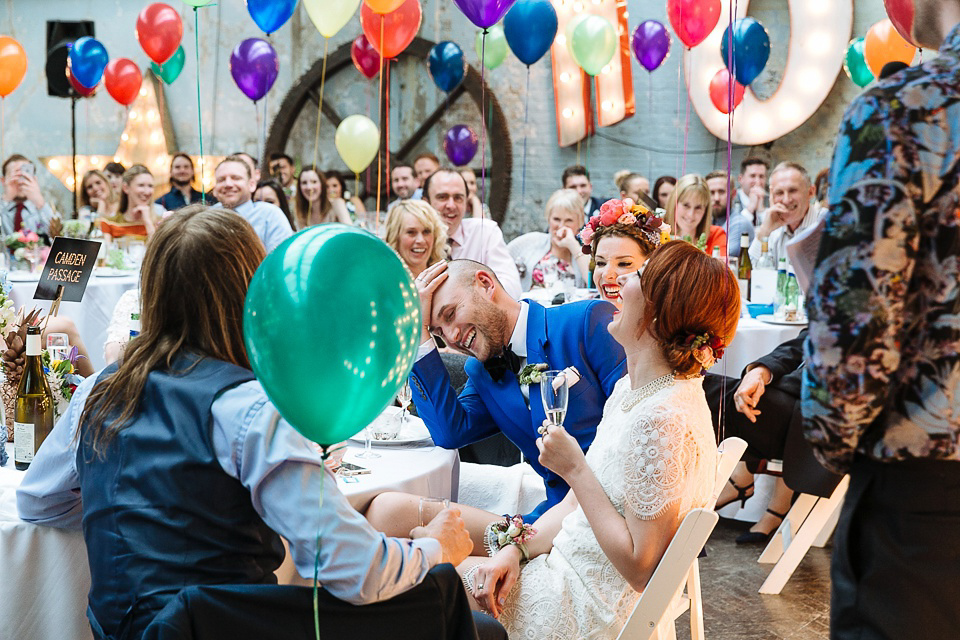 A Colourful and Cool East London and Frida Kahlo Inspired Wedding. Photography by Nick Tucker.