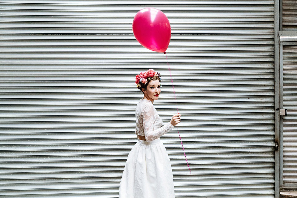 A Colourful and Cool East London and Frida Kahlo Inspired Wedding. Photography by Nick Tucker.