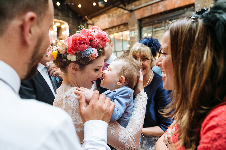 A Colourful and Cool East London and Frida Kahlo Inspired Wedding. Photography by Nick Tucker.