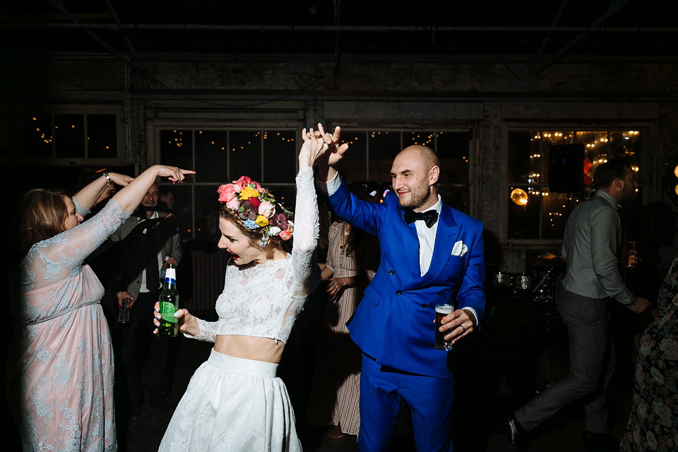 A Colourful and Cool East London and Frida Kahlo Inspired Wedding. Photography by Nick Tucker.