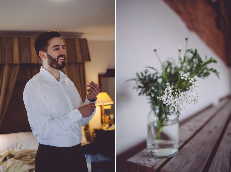 Elizabeth Avey Vintage Lace and Tulips for a Relaxed Spring Barn Wedding. Photography by Kate Scott.