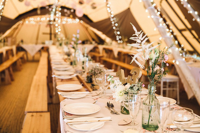 Tipis, Origami Cranes and an Elegant Halfpenny London Gown. Red on Blonde Photography.