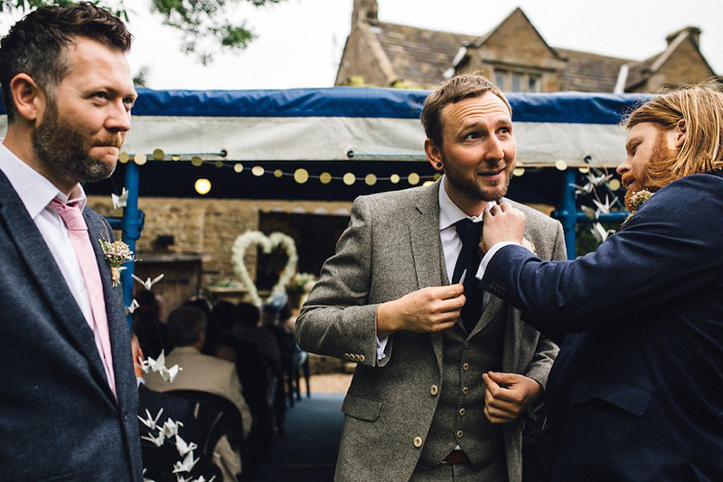 Tipis, Origami Cranes and an Elegant Halfpenny London Gown. Red on Blonde Photography.