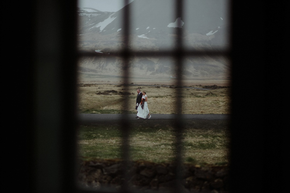 A wild and natural destination wedding in Iceland. Images by Kitchener Photography.