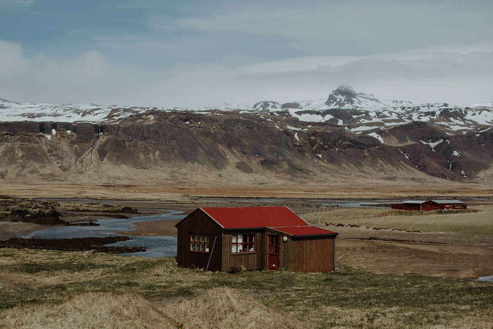 A wild and natural destination wedding in Iceland. Images by Kitchener Photography.