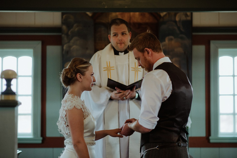 A wild and natural destination wedding in Iceland. Images by Kitchener Photography.