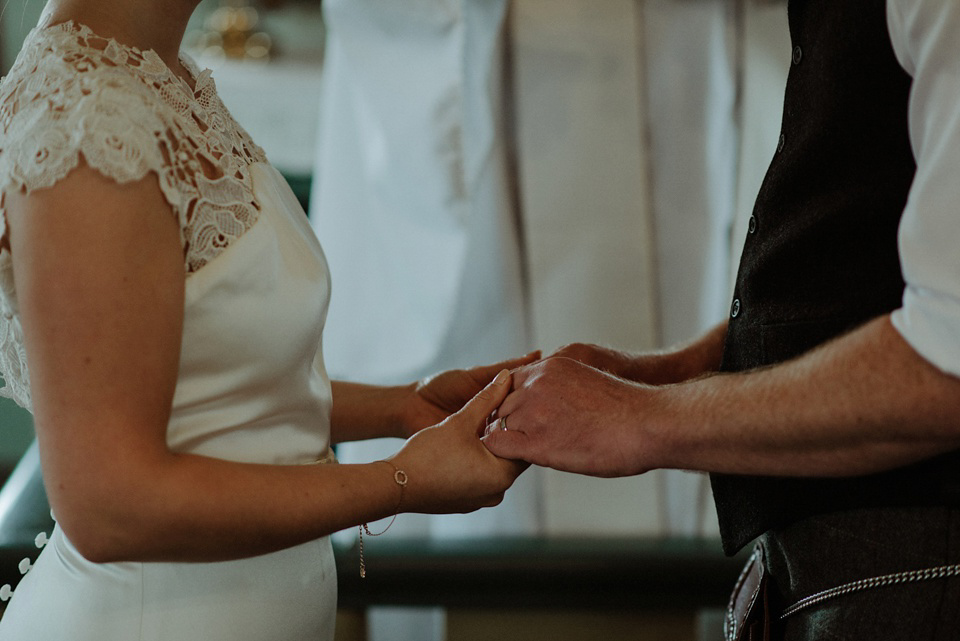 A wild and natural destination wedding in Iceland. Images by Kitchener Photography.