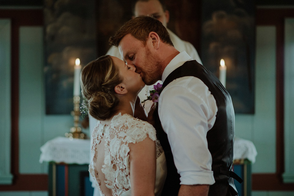 A wild and natural destination wedding in Iceland. Images by Kitchener Photography.