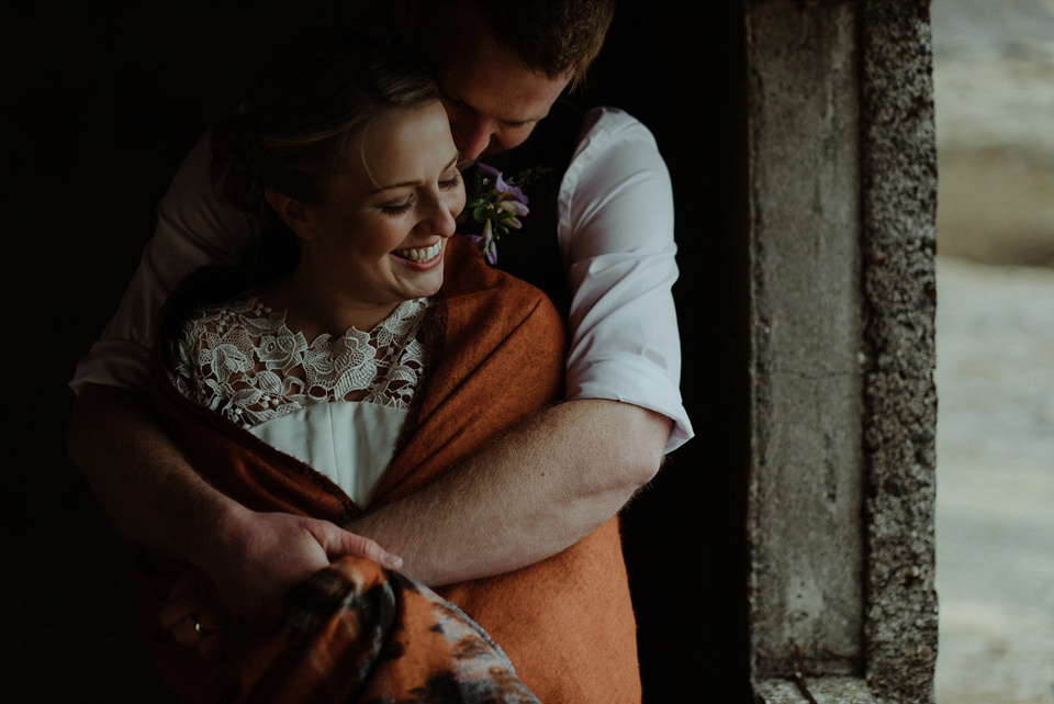 A wild and natural destination wedding in Iceland. Images by Kitchener Photography.